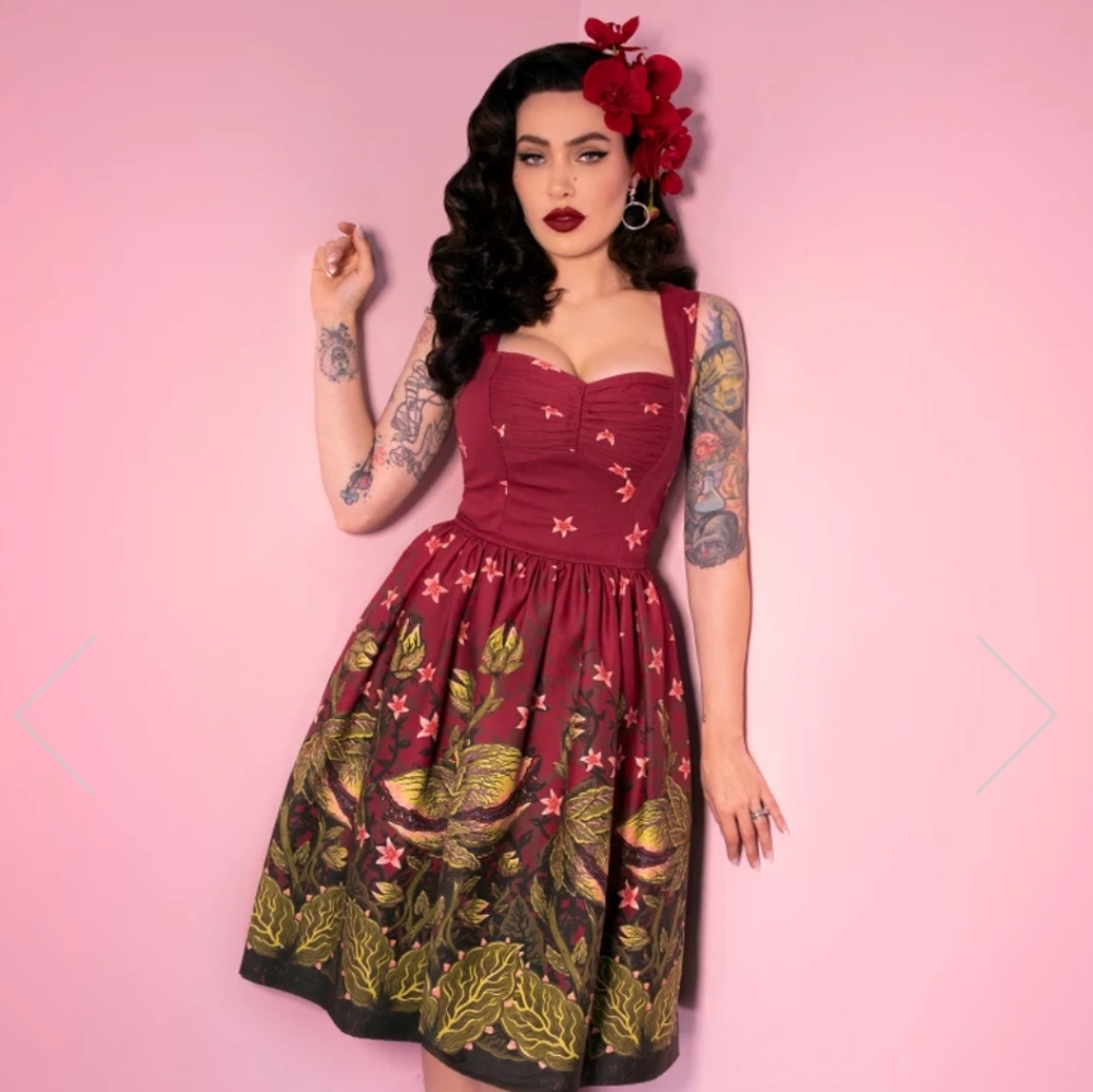 Vixen Venus Flytrap swing dress